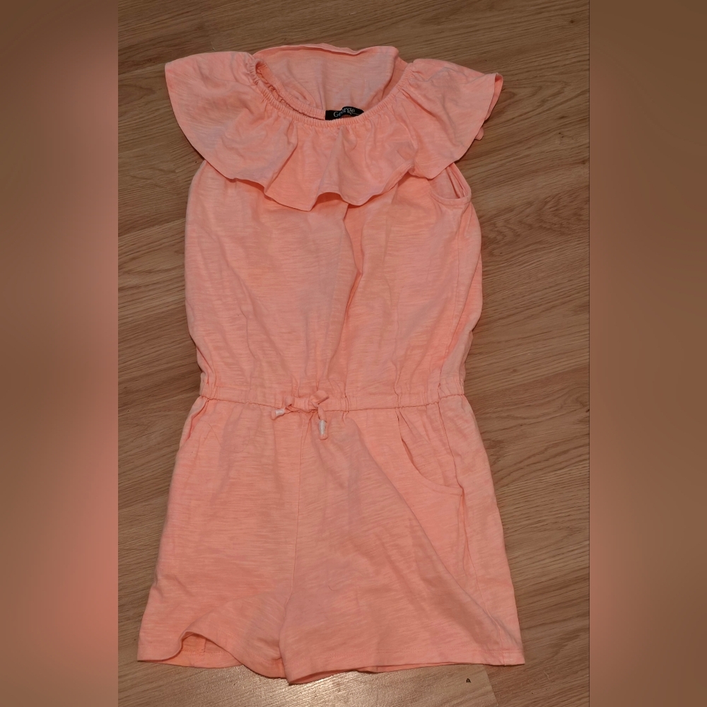 George Soft Peach Romper